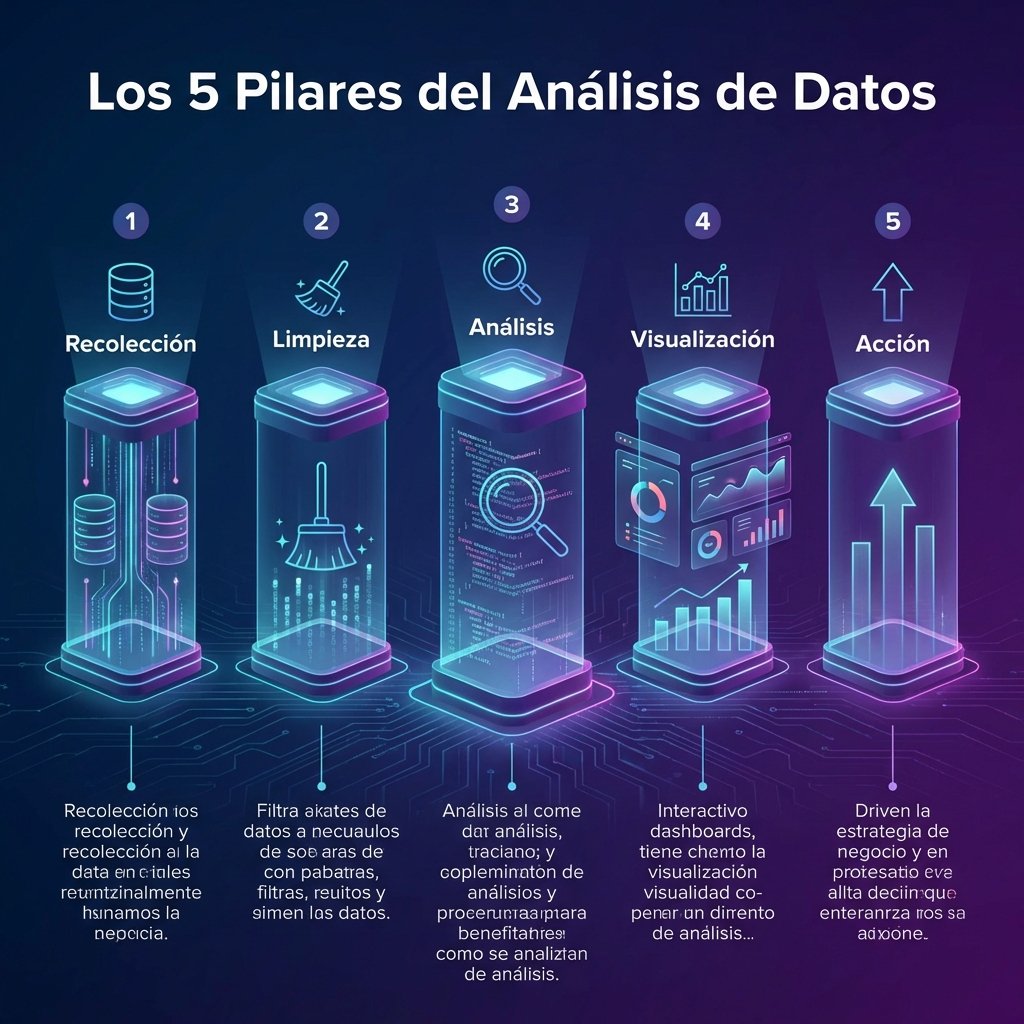 Los 5 pilares del análisis de datos