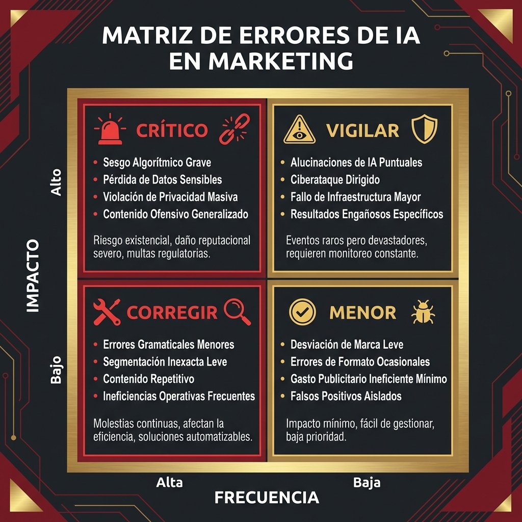 Matriz de cuándo usar y no usar IA en marketing