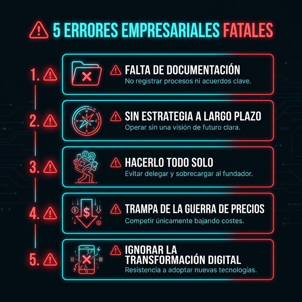 5 errores empresariales fatales